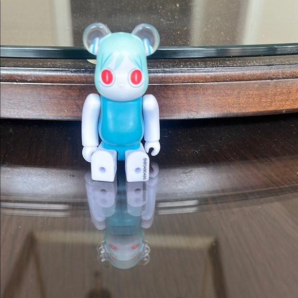 Blue and Gray Bear Toy Figure - Picture 5 of 7